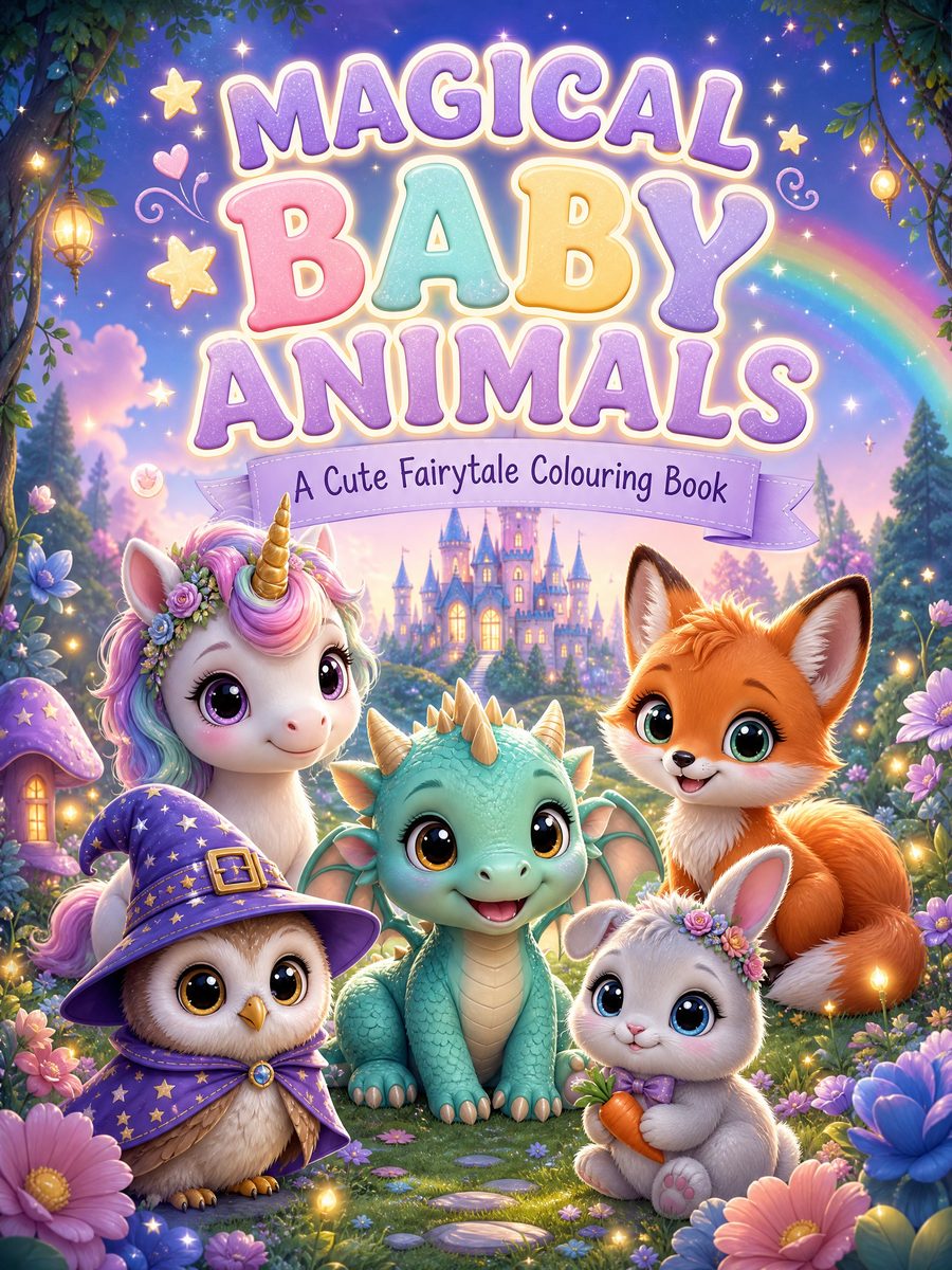 Capa do livro Magical Baby Animals